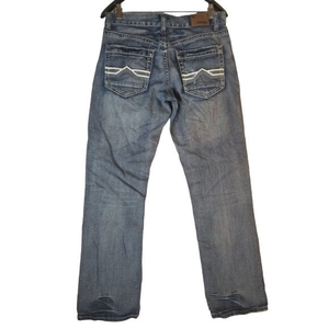 Flypaper Jeans‎ 32x32 Blue Denim Straight Leg Embroidered Mid Rise Mens Pants